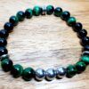 green tigers eye protection bracelet