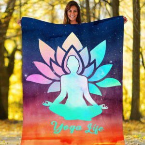yoga life blanket