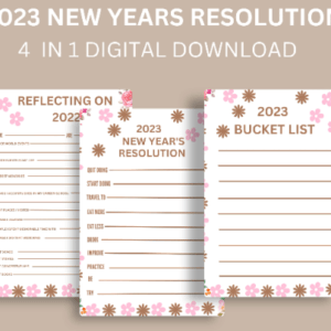 2023 New Years Resolution Digital Download